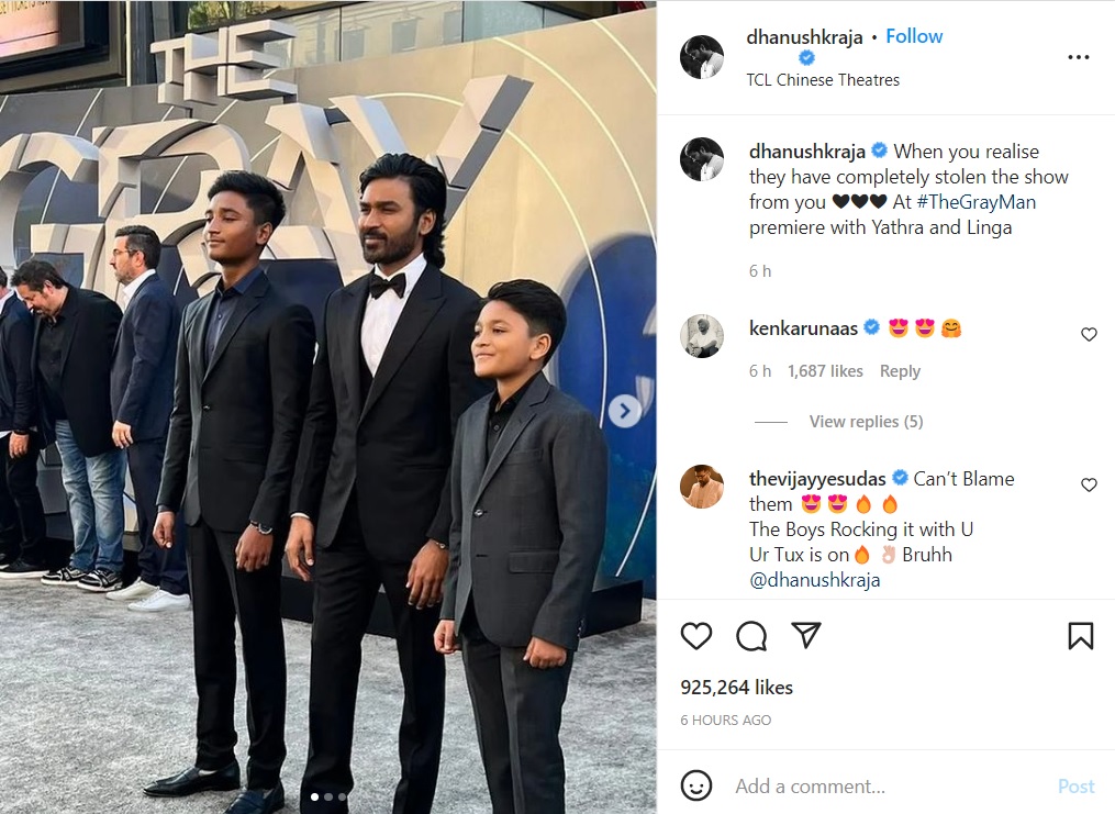 The Gray Man: When Dhanush's Sons Yatra And Linga Completely
