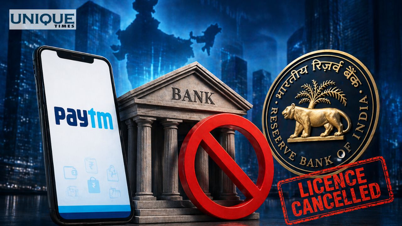 Create Picture Rbi Against Paytm RBI Cancels Paytm Payments Bank Licence After Compliance Violations ...